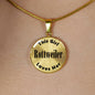 Rottweiler - 18k Gold Finished Luxury Necklace