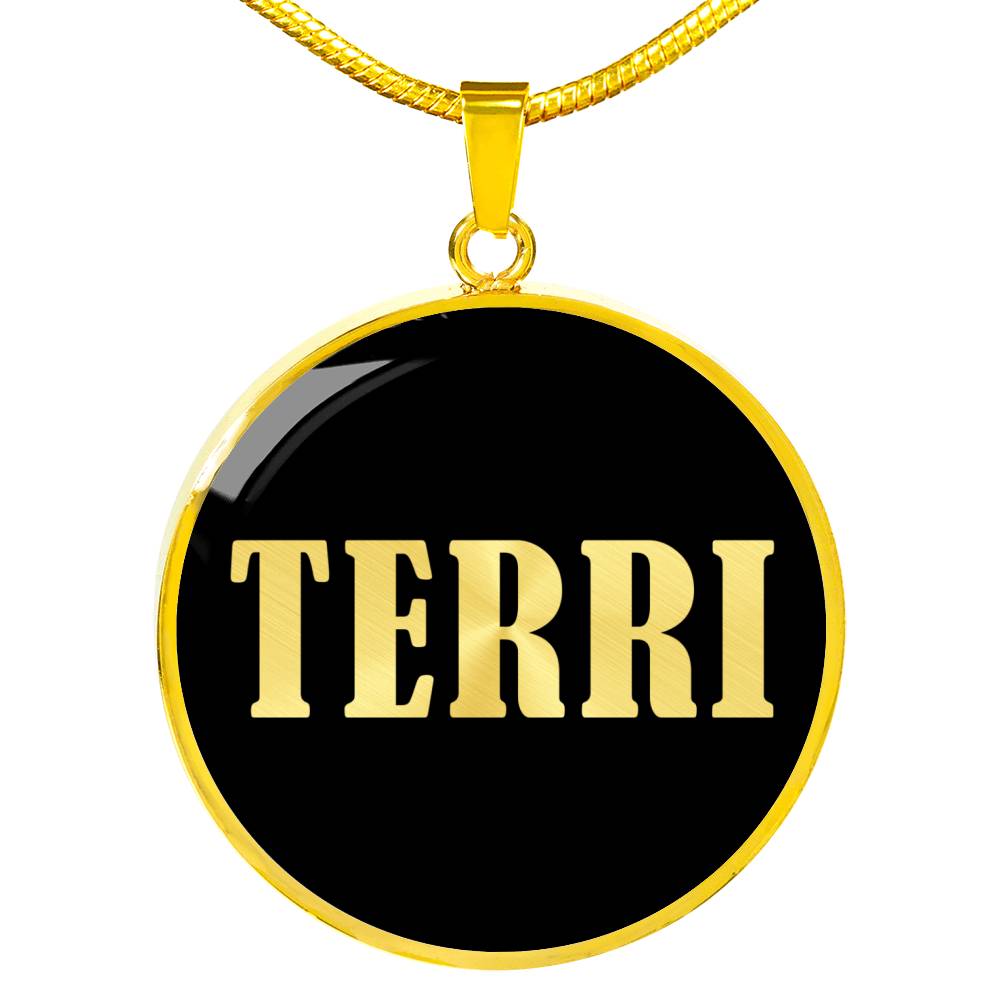 Terri v02 - 18k Gold Finished Luxury Necklace