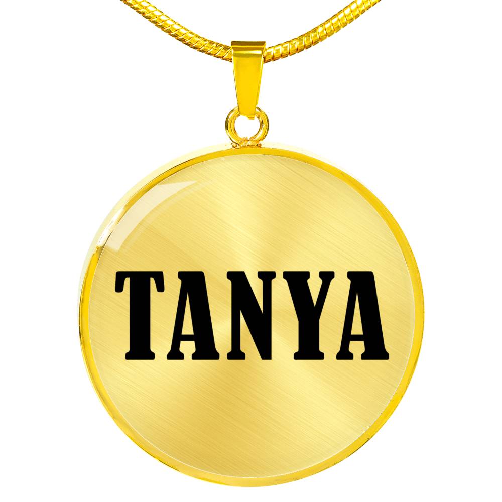 Tanya v01 - 18k Gold Finished Luxury Necklace