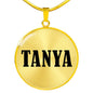 Tanya v01 - 18k Gold Finished Luxury Necklace