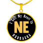 Heart In Nebraska - 18k Gold Finished Luxury Necklace