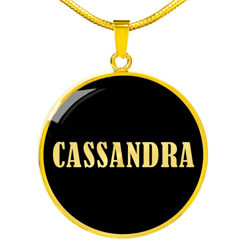 Cassandra v02 - 18k Gold Finished Luxury Necklace