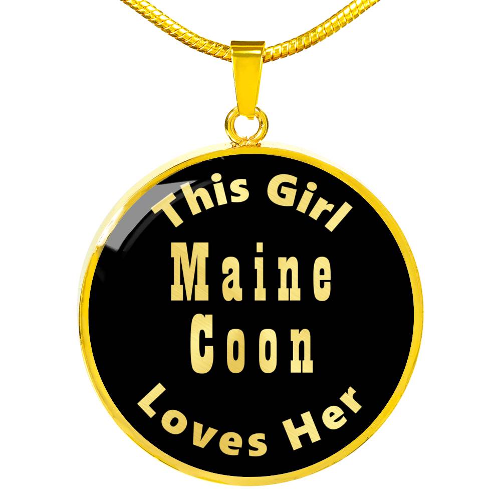 Maine Coon - 18k Gold Finished Luxury Necklace