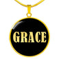 Grace v02 - 18k Gold Finished Luxury Necklace