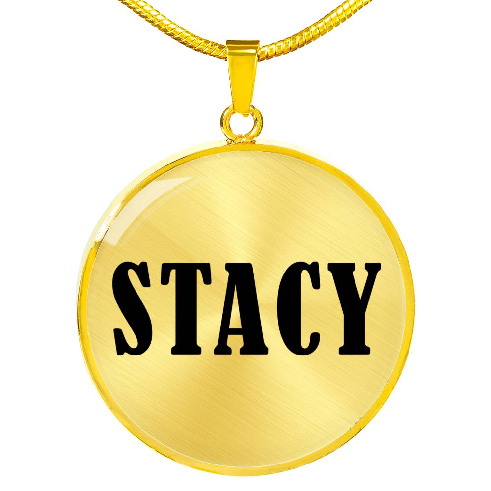 Stacy v01 - 18k Gold Finished Luxury Necklace