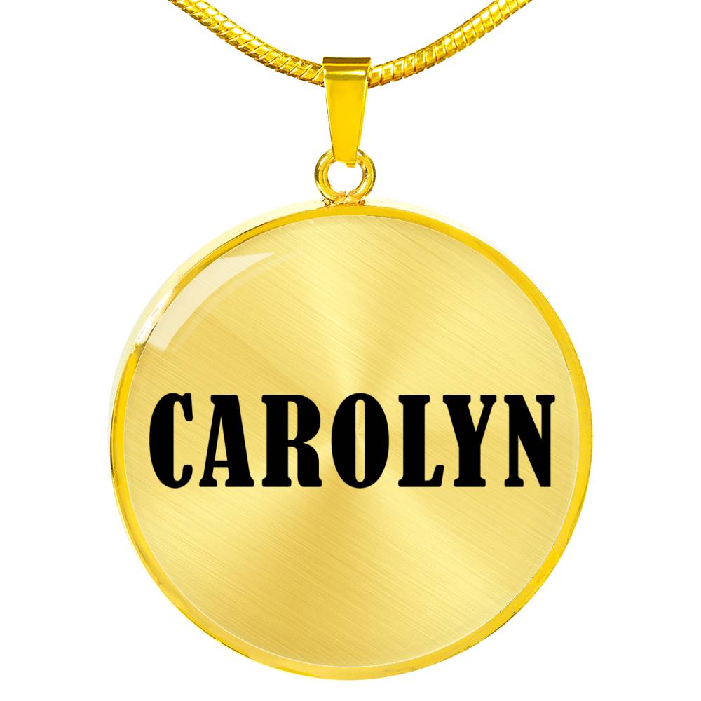 Carolyn v01 - 18k Gold Finished Luxury Necklace