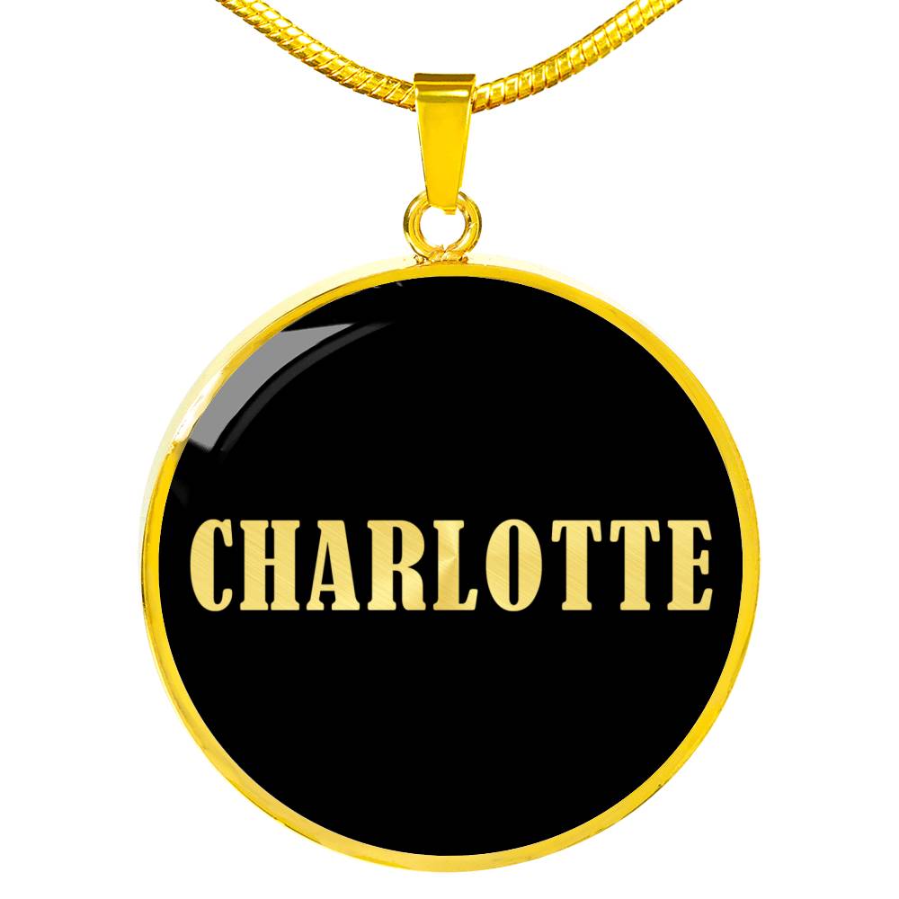 Charlotte v02 - 18k Gold Finished Luxury Necklace