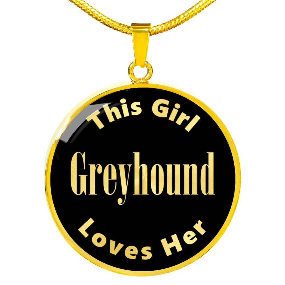 Greyhound v2 - 18k Gold Finished Luxury Necklace