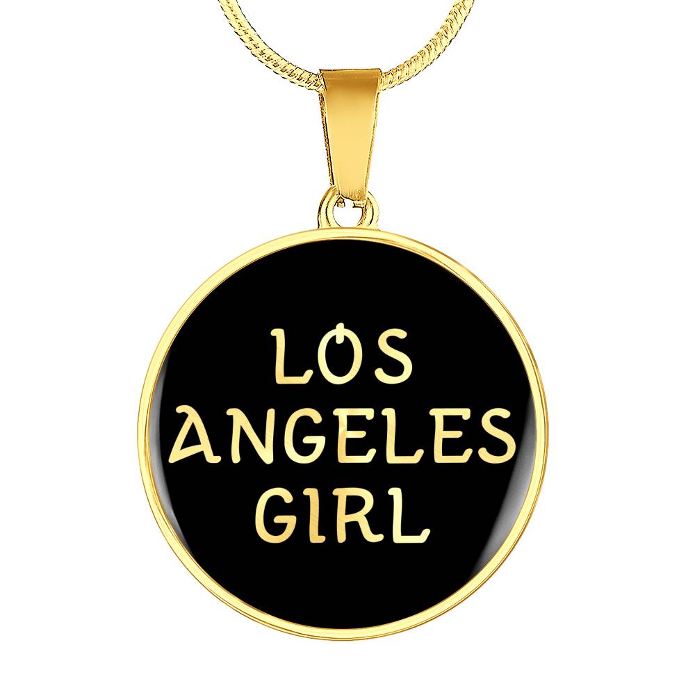 Los Angeles Girl v2 - 18k Gold Finished Luxury Necklace