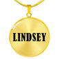 Lindsey v01 - 18k Gold Finished Luxury Necklace
