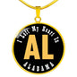 Heart In Alabama - 18k Gold Finished Luxury Necklace
