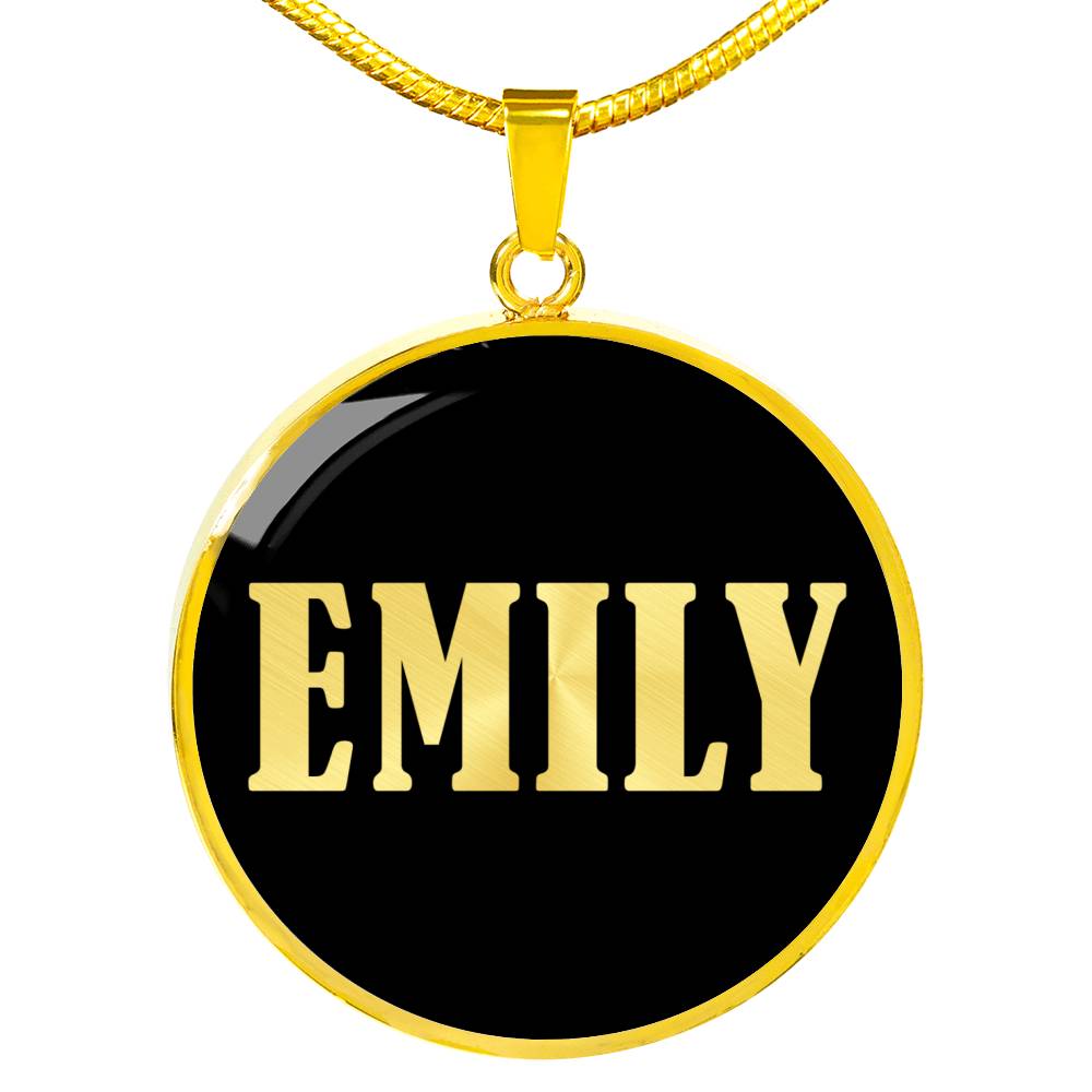 Emily v02 - 18k Gold Finished Luxury Necklace