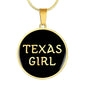 Texas Girl v2 - 18k Gold Finished Luxury Necklace