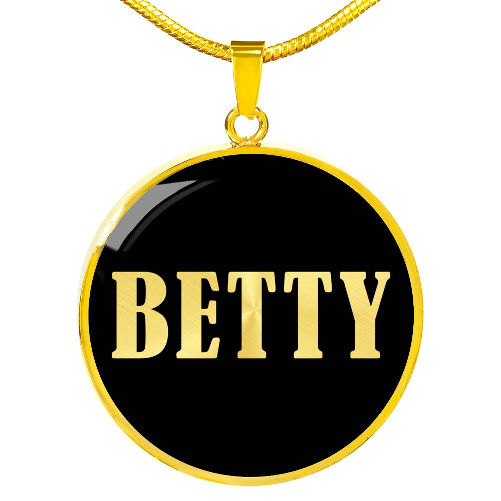 Betty v02 - 18k Gold Finished Luxury Necklace