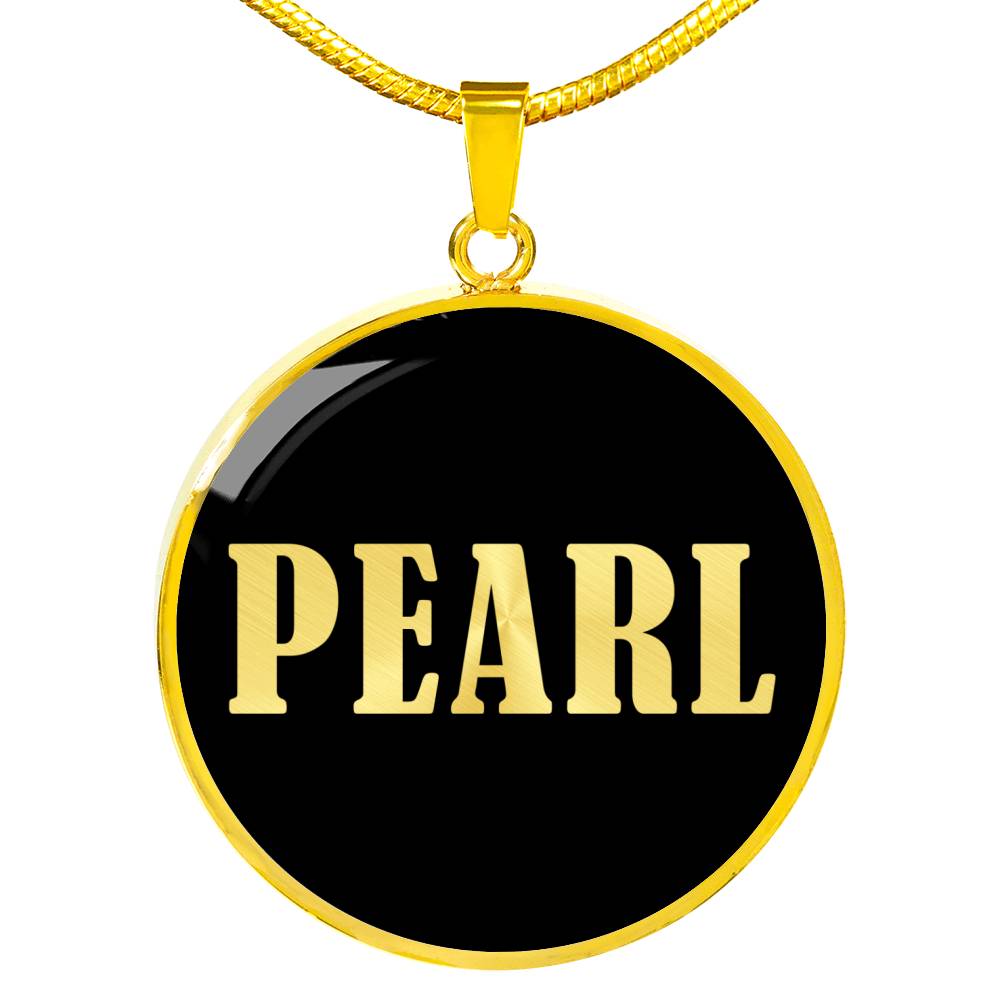 Pearl v02 - 18k Gold Finished Luxury Necklace