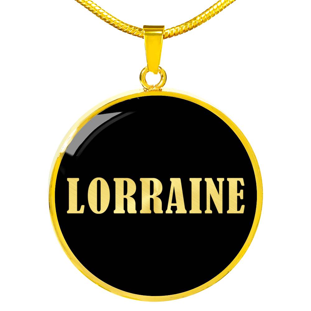 Lorraine v02 - 18k Gold Finished Luxury Necklace