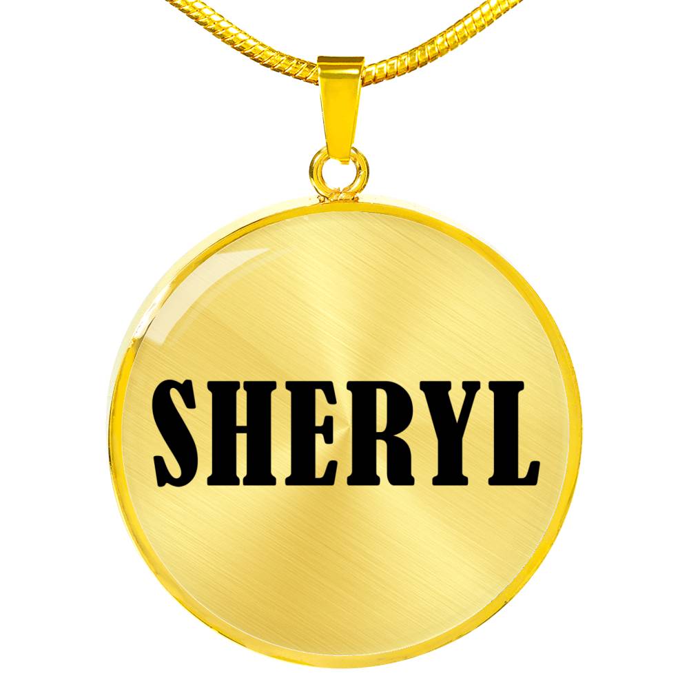 Sheryl v01 - 18k Gold Finished Luxury Necklace