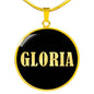 Gloria v02 - 18k Gold Finished Luxury Necklace