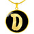 Initial D v2b - 18k Gold Finished Luxury Necklace