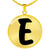Initial E v1b - 18k Gold Finished Luxury Necklace