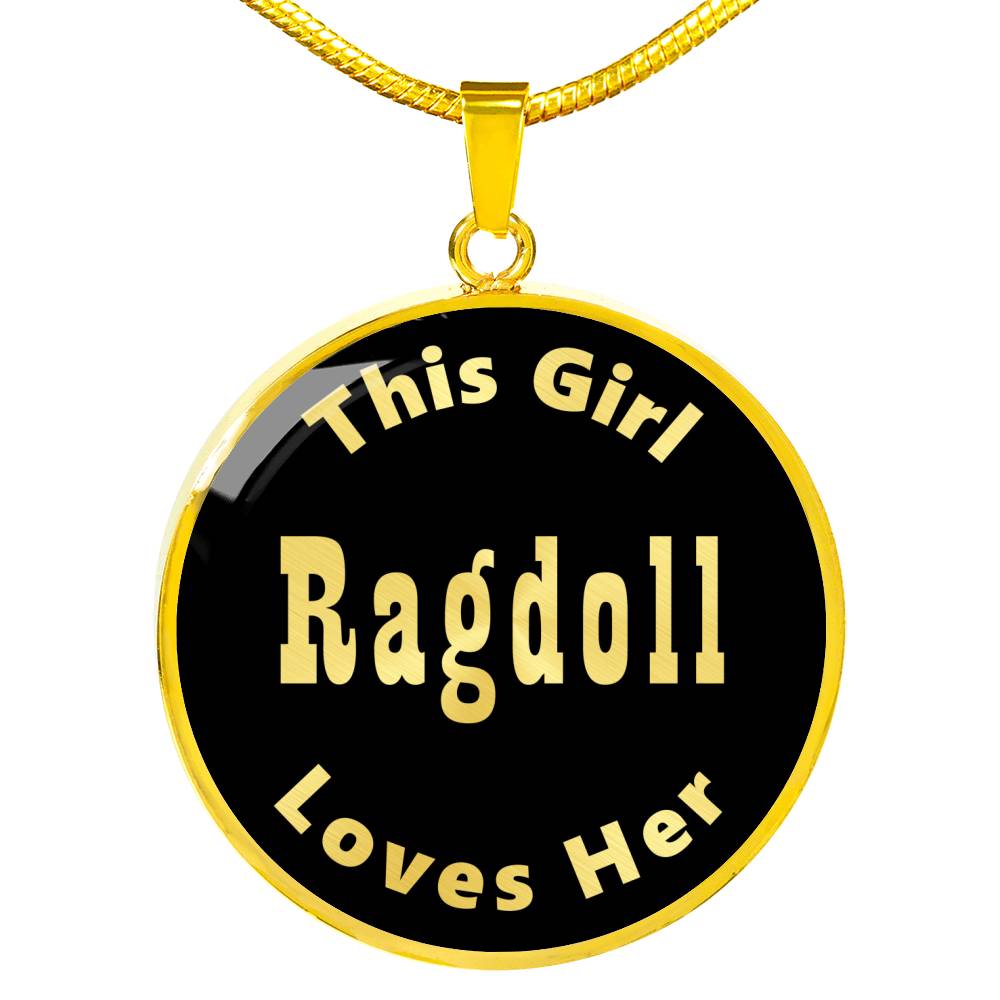 Ragdoll - 18k Gold Finished Luxury Necklace