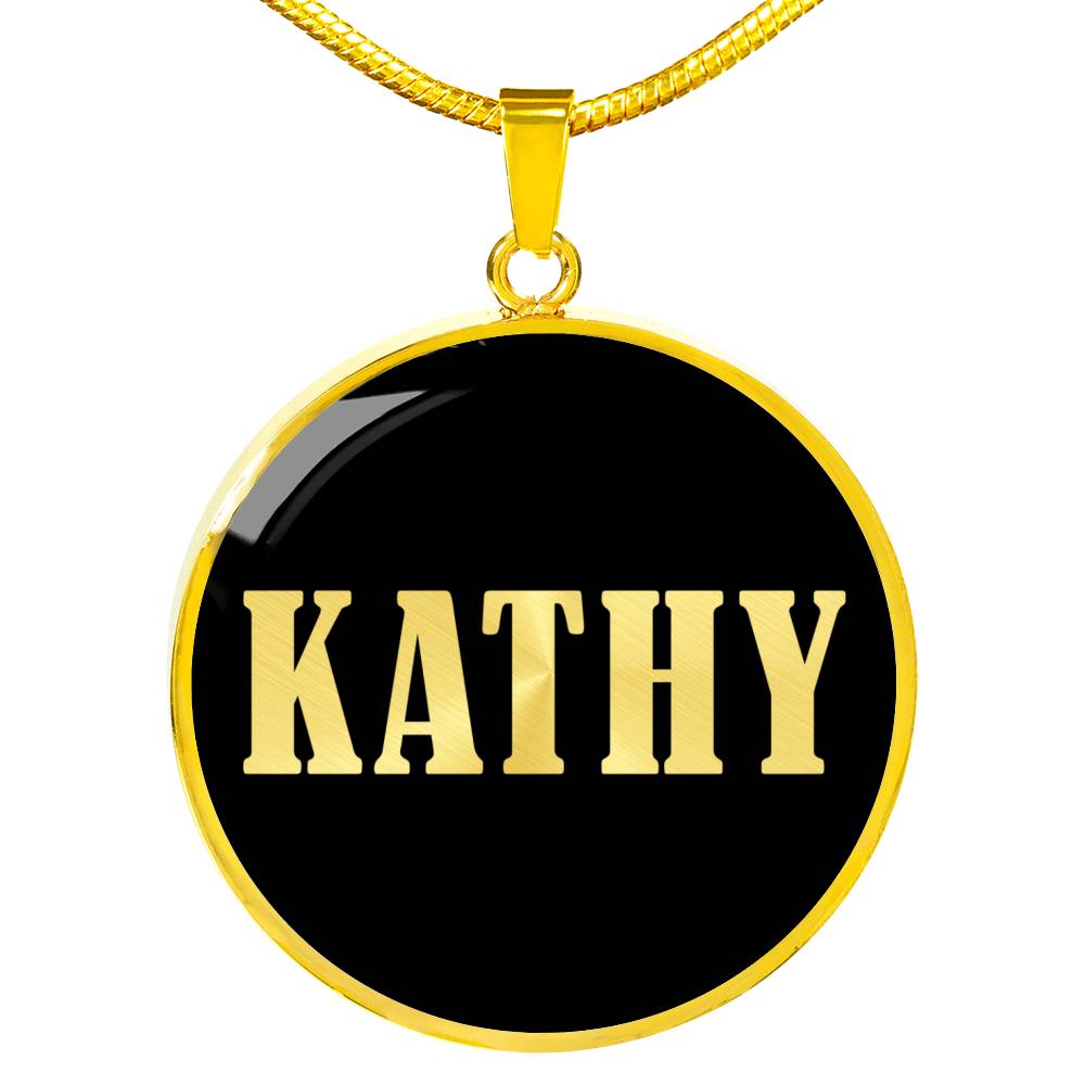 Kathy v02 - 18k Gold Finished Luxury Necklace