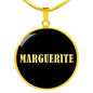 Marguerite v02 - 18k Gold Finished Luxury Necklace
