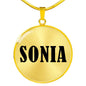 Sonia v01 - 18k Gold Finished Luxury Necklace