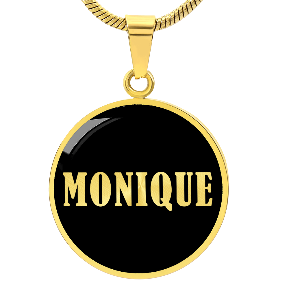 Monique v02 - 18k Gold Finished Luxury Necklace