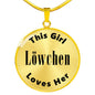 Löwchen - 18k Gold Finished Luxury Necklace
