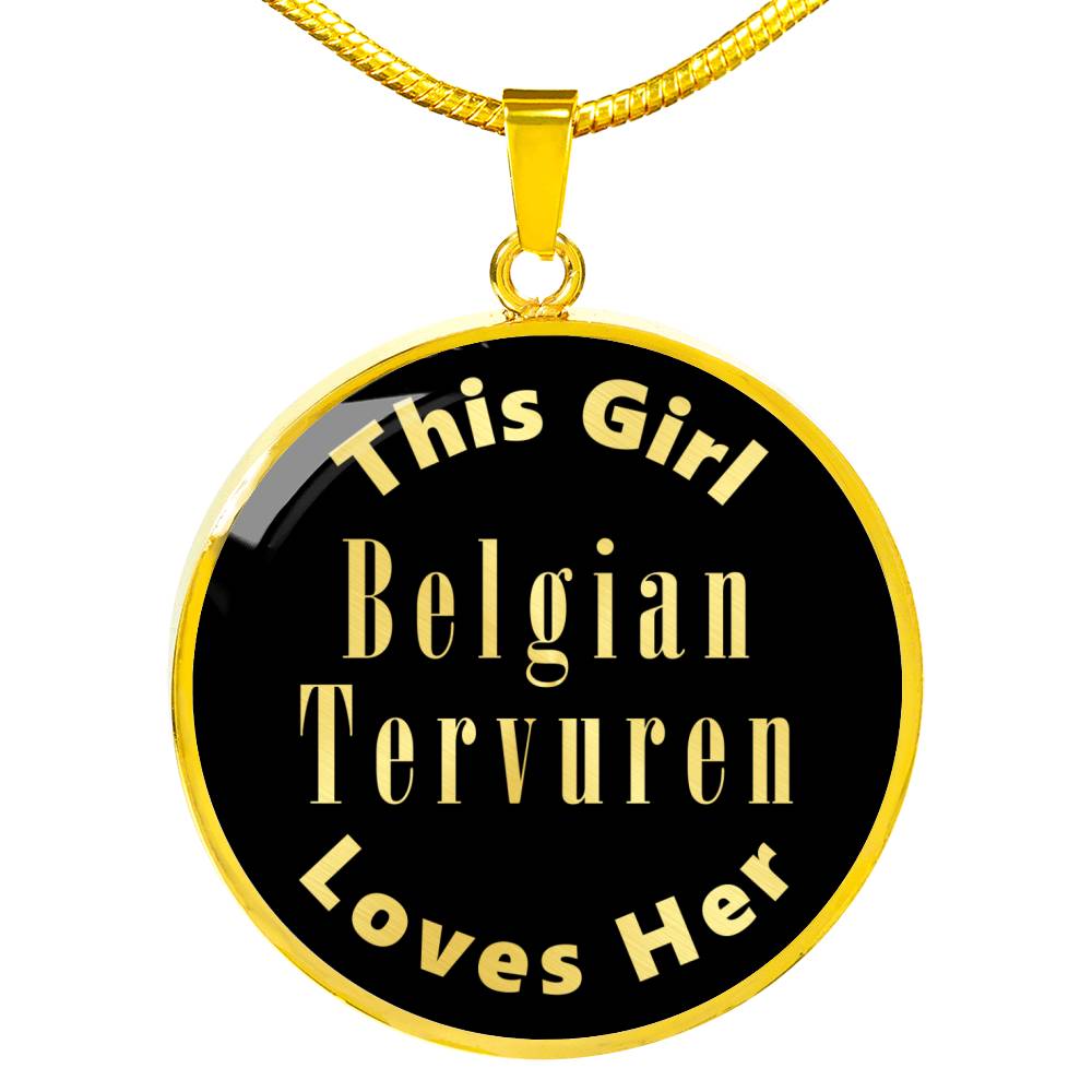 Belgian Tervuren v2 - 18k Gold Finished Luxury Necklace