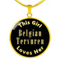 Belgian Tervuren v2 - 18k Gold Finished Luxury Necklace