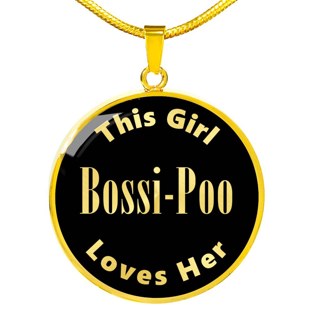 Bossi-Poo v2 - 18k Gold Finished Luxury Necklace