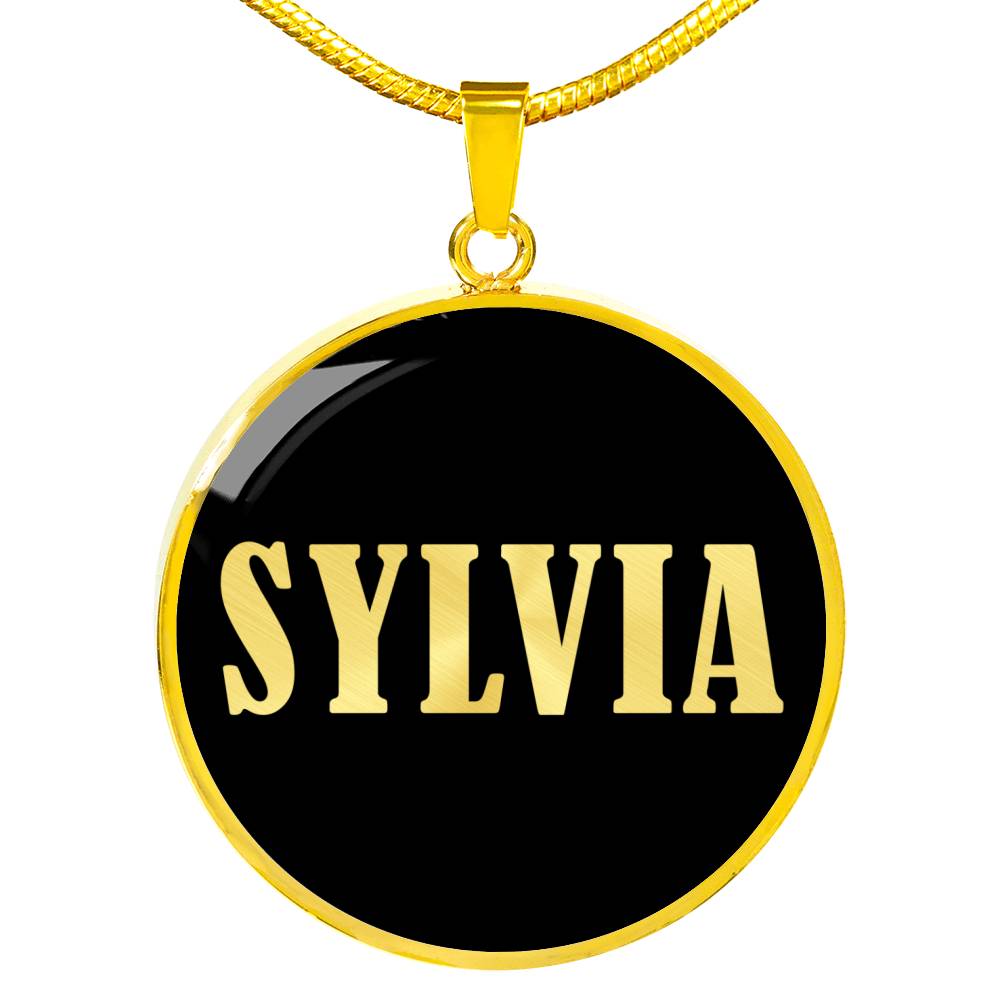 Sylvia v02 - 18k Gold Finished Luxury Necklace
