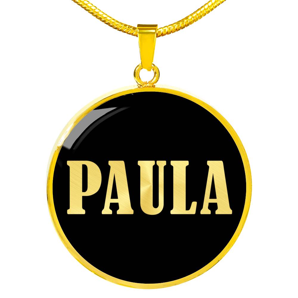 Paula v02 - 18k Gold Finished Luxury Necklace