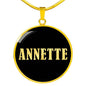 Annette v02 - 18k Gold Finished Luxury Necklace