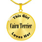 Cairn Terrier - 18k Gold Finished Luxury Necklace