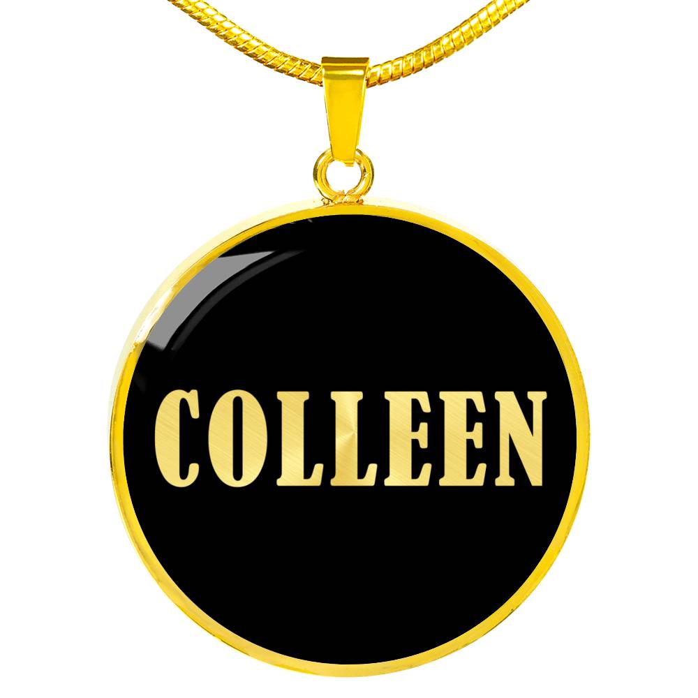 Colleen v02 - 18k Gold Finished Luxury Necklace