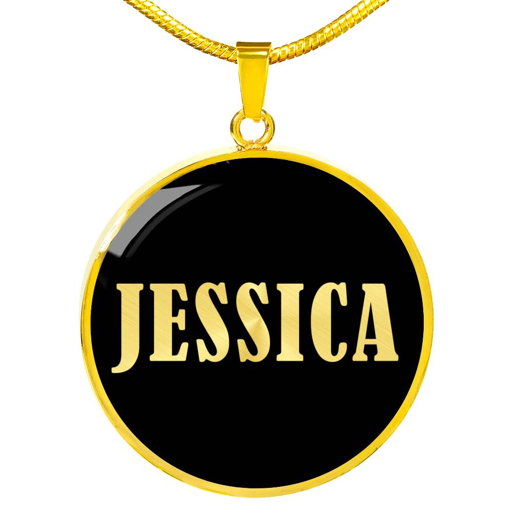 Jessica v02 - 18k Gold Finished Luxury Necklace