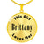 Brittany v2 - 18k Gold Finished Luxury Necklace