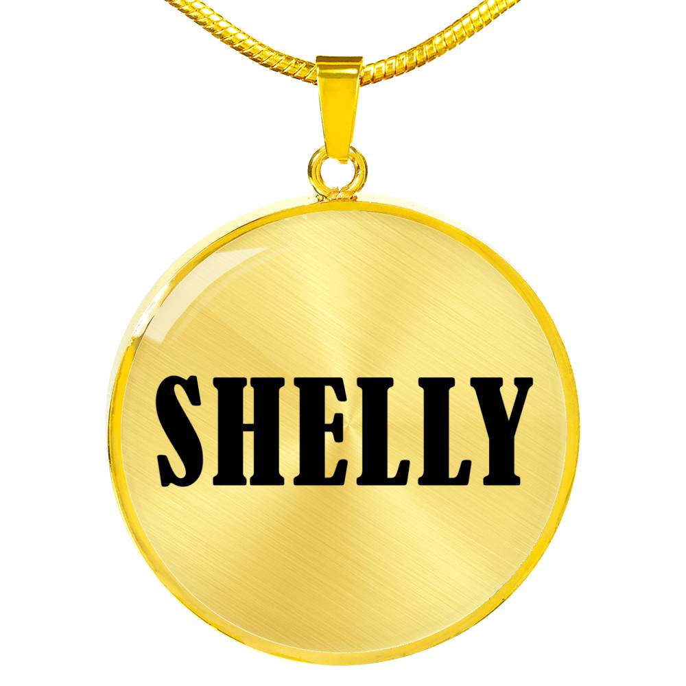 Shelly v01 - 18k Gold Finished Luxury Necklace