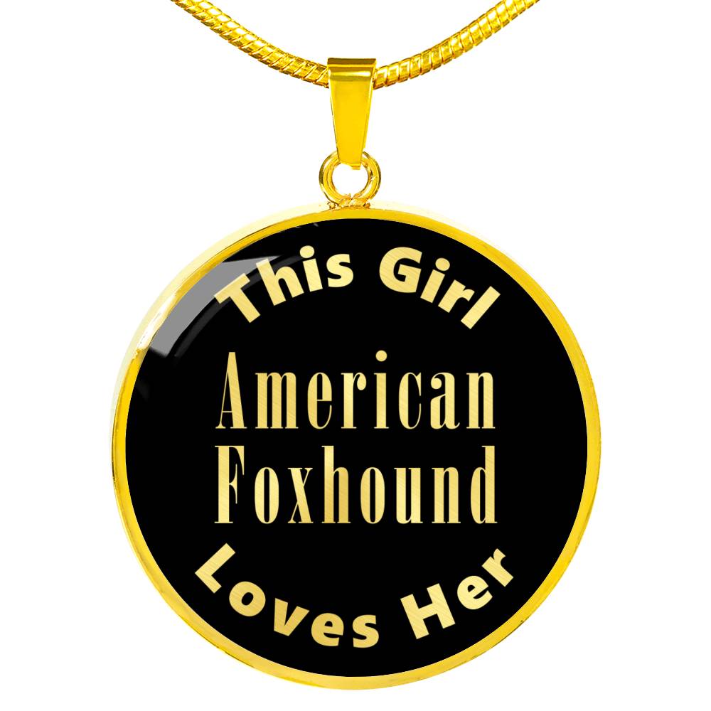 American Foxhound v2 - 18k Gold Finished Luxury Necklace