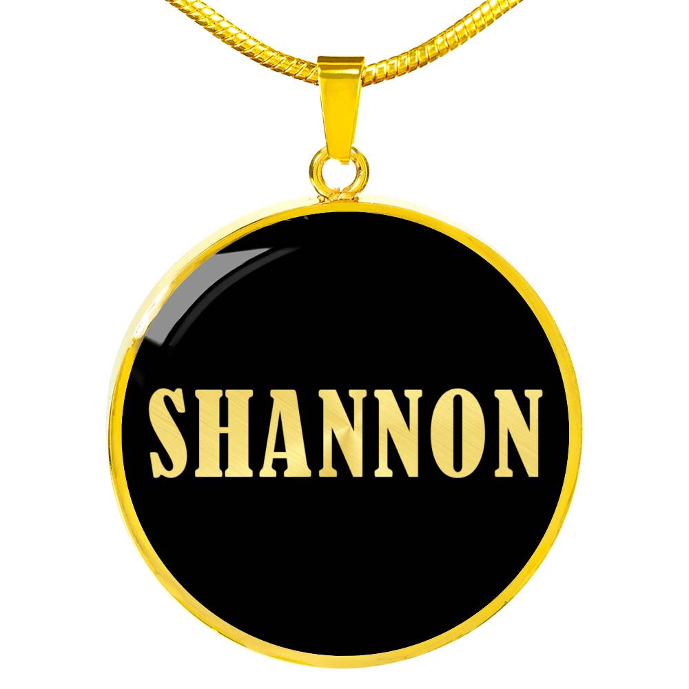 Shannon v02 - 18k Gold Finished Luxury Necklace