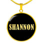 Shannon v02 - 18k Gold Finished Luxury Necklace