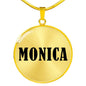 Monica v01 - 18k Gold Finished Luxury Necklace