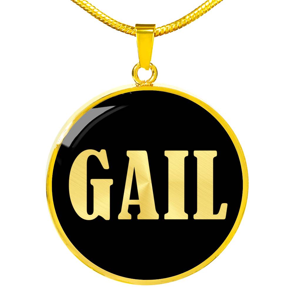 Gail v02 - 18k Gold Finished Luxury Necklace