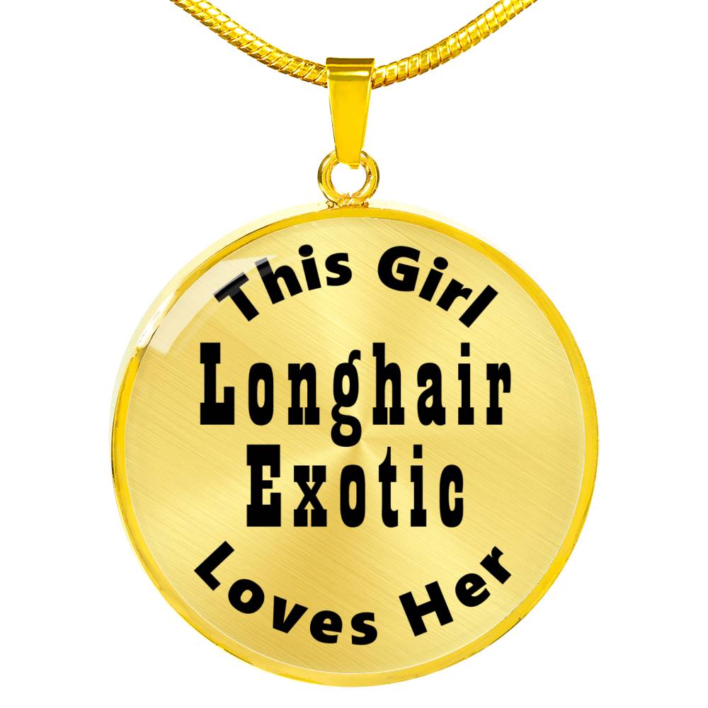 Longhair Exotic v2 - 18k Gold Finished Luxury Necklace