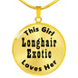 Longhair Exotic v2 - 18k Gold Finished Luxury Necklace