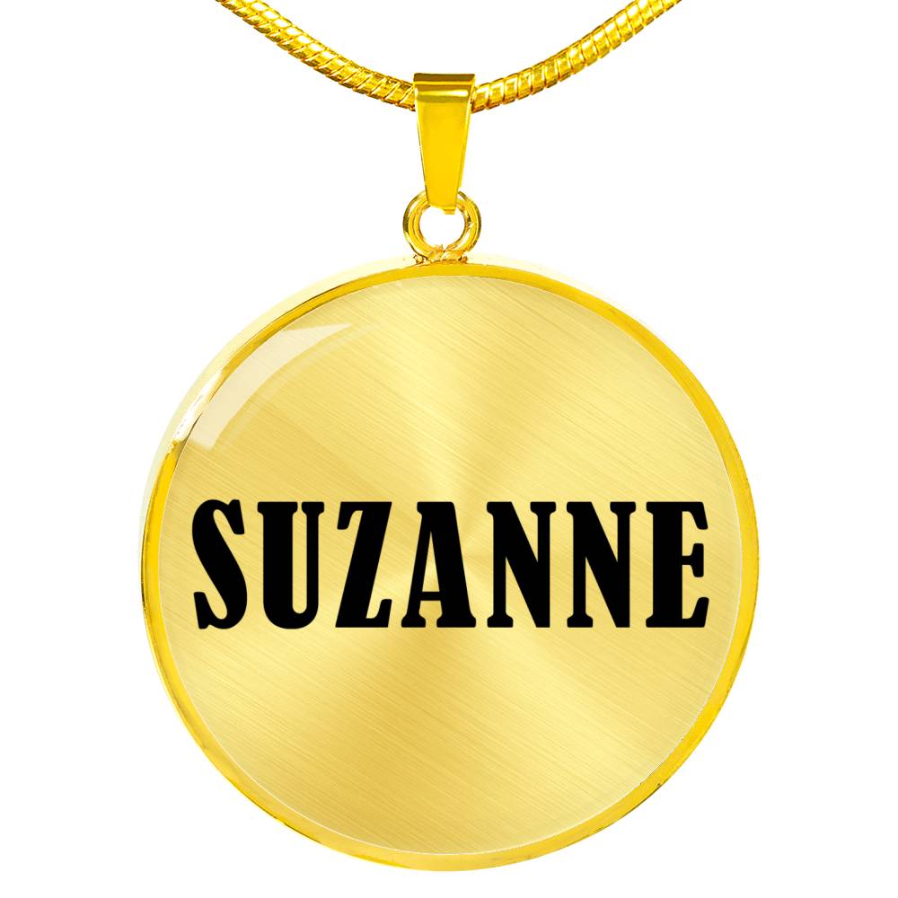 Suzanne v01 - 18k Gold Finished Luxury Necklace