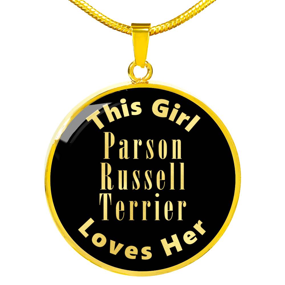 Parson Russell Terrier v2 - 18k Gold Finished Luxury Necklace